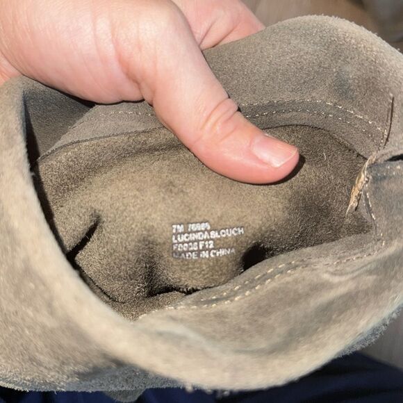 FRYE SUEDE LUCINA SLOUCH BOOT SIZE 7 KNEE HIGH OR OVER THE KNEE EEEUC - Picture 11 of 13